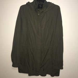 Olive green parka/jacket